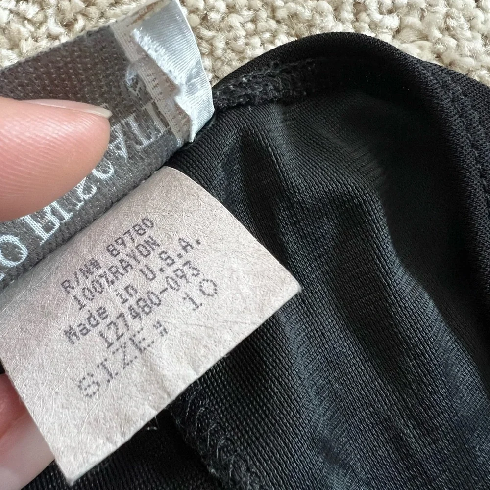 Vintage Hugo Buscati Black Halter Backless Dress - Picture 6 of 6